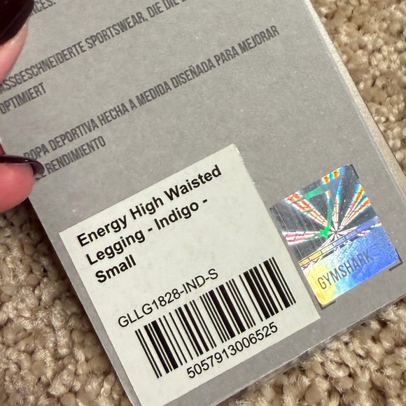 Gymshark Energy High Waisted Leggings‎ Purple NWT Size Small - Picture 4 of 5